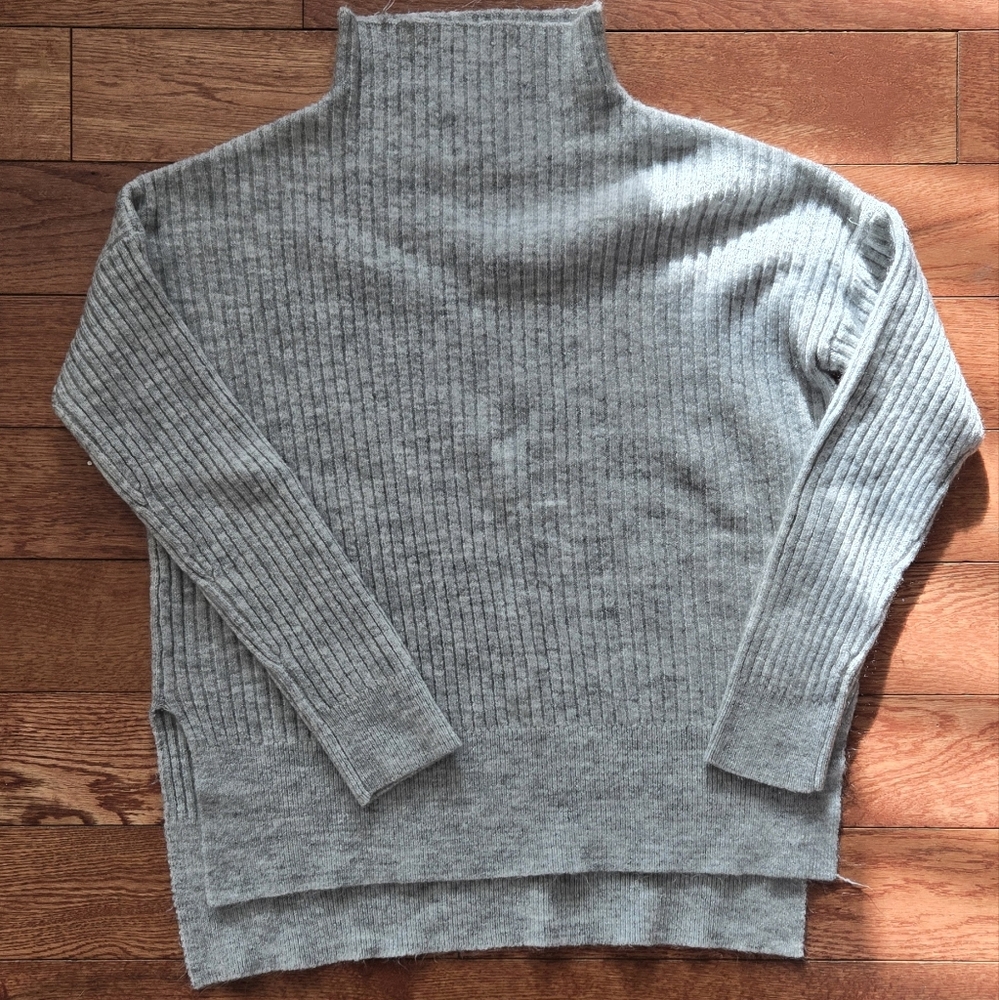 Ribbed Turtleneck Sweater